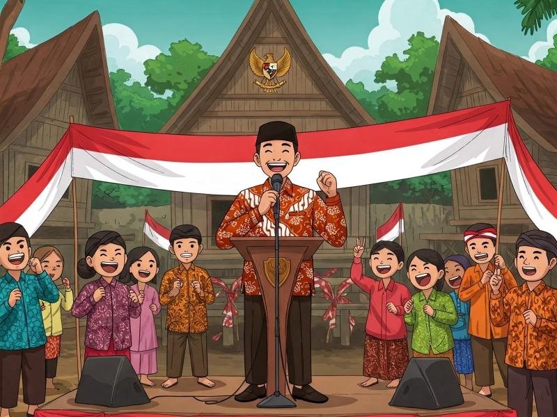 Sambutan Kepala Desa Pada Upacara Hari Kemerdekaan Republik Indonesia Ke 76